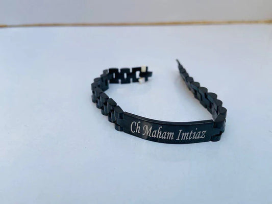 Engraving Name Braclete